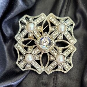 Vintage Art Deco Revival Brooch